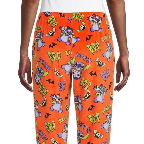 Disney Stitch Halloween Women’s Sleep Jogger With Pockets - Picture 6 of 6